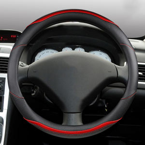 Funda de <span class=keywords><strong>Volante</strong></span> de Microfibra de Cuero de Dos Colores para las Cuatro Estaciones, Universal, JQ145, para <span class=keywords><strong>Peugeot</strong></span> <span class=keywords><strong>3008</strong></span> 4008 5008 - Product Image 6