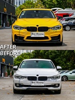 Para BMW Serie 3 F30 2012 2013 2014 2015 2016 2017 2018 2019 Actualización a F80 M3 Estilo Fácil instalación Perfecto 100% Ajuste