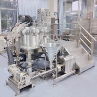 Mélangeur émulsifiant homogénéisant sous vide 500L pour mayonnaise fromage crème mélangeur émulsifiant sous vide Machine de fabrication d'aliments