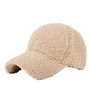 Casquette de baseball en polaire unisexe, épaisse et chaude, pour hommes et femmes, coupe-vent, pare-soleil, couleur unie, vêtements d'hiver - Product Image 1