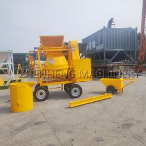 <span class=keywords><strong>Mixer</strong></span> beton bertenaga Diesel otomatis 350L harga pabrik <span class=keywords><strong>Hopper</strong></span> makan hidrolik dengan komponen inti pompa - Product Image 5