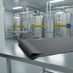 Lona de PVC 100% Poliéster Tejida por Urdimbre en China, Resistente al Desgarro, a Ácidos y Álcalis, para Cubiertas en la Industria Química - Product Image 2