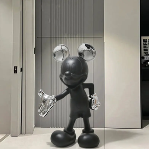 Commercio all'ingrosso Mickey scultura soggiorno decorazione grande pavimento TV Cabinet Hotel moderna decorazione per la casa regali di inaugurazione della casa - Product Image 2