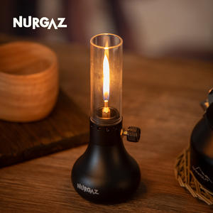Lampe à gaz de camping Nurgaz, lumière extérieure portable blanc chaud avec source d'alimentation au gaz pour le camping et les voyages - Product Image 4