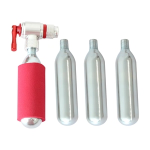 Kits de gonflage haute pression avec <span class=keywords><strong>cartouche</strong></span> filetée Schrader pour pneus de vélo, mini <span class=keywords><strong>pompe</strong></span> à <span class=keywords><strong>CO2</strong></span> portable pour pneus de vélo de route et de montagne - Product Image 5