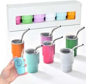 Acero inoxidable 304 Mini vaso 3oz <span class=keywords><strong>vasos</strong></span> <span class=keywords><strong>de</strong></span> chupito bebida directa para tapa <span class=keywords><strong>de</strong></span> paja para viaje sublimación en blanco Mini <span class=keywords><strong>vasos</strong></span> <span class=keywords><strong>de</strong></span> chupito - Product Image 4