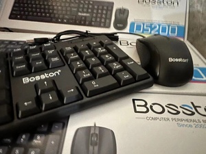 D5200 negro USB Oficina de negocios con cable Kit de teclado y ratón <span class=keywords><strong>Combo</strong></span> conjunto para PC - Product Image 5