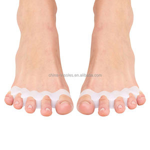 Contoh gratis kustomisasi gel silikon pemisah kaki hallux valgus korektor bunion bantalan pelindung pemisah kaki - Product Image 6