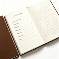 Agenda personnalisé 2027, couverture en lin brun minimaliste, couverture rigide, format A5, agenda annuel, cadeau