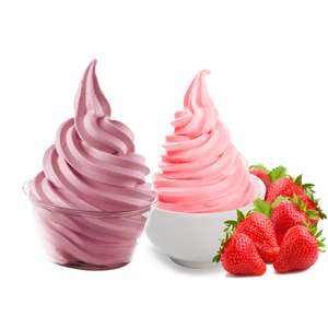 Glace <span class=keywords><strong>à</strong></span> <span class=keywords><strong>la</strong></span> crème au chocolat et <span class=keywords><strong>à</strong></span> <span class=keywords><strong>la</strong></span> <span class=keywords><strong>vanille</strong></span> en spirale dans un cône <span class=keywords><strong>gaufre</strong></span>, style soft serve - Product Image 4
