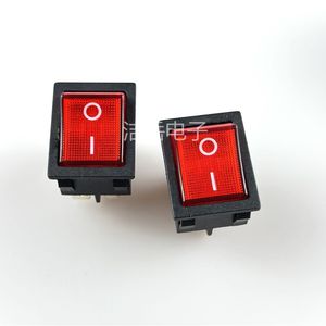 Interruptor basculante KCD430A de 22x30mm, 30A, 250V, ON-OFF, iluminado, con terminales de tornillo para máquina de soldar - Product Image 3