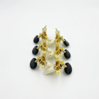Guitar Accessories Classical Guitar Tuning Pegs Golden Black Wood Grain Plastic Tuners With Cylindrical String Winder