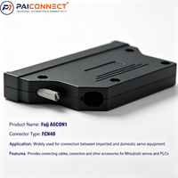 Connecteur PLC femelle FCN 40 broches, contacts en cuivre, ABS, compatible avec Fujitsu A6CON1, Mitsubishi Q L Series, CJ Series, module E/S