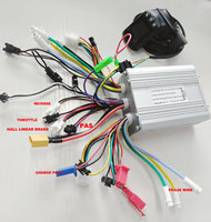 KONTROLER SKUTER LISTRIK 2 MOTOR PENGGERAK 24v36v48v60v 500w800w+Layar GZ3 dengan SHIFTER EBIKE Suku Cadang DIY
