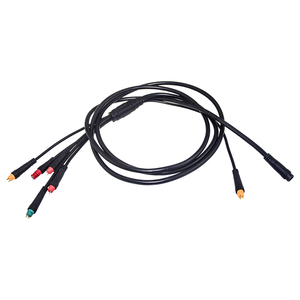 מותאם אישית גרור חמש m8 y כבל 2 3 4 5 6 <span class=keywords><strong>7</strong></span> pin e-אופניים ip67 עמיד למים. כבל חשמל נקבה לוח מחבר - Product Image 2