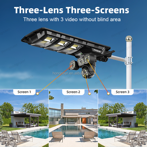 Cámara de Seguridad <span class=keywords><strong>CCTV</strong></span> Solar Hongnaer 8/9MP, Eseecloud V380 Pro 4K, Lente 2/3, WiFi, 4G, Tarjeta SIM, Farola Solar con Cámara - Product Image 3