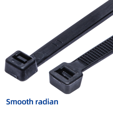 3.0*200 Black Nylon Zip Cable Ties 200mm Durable Multi Purpose Straps