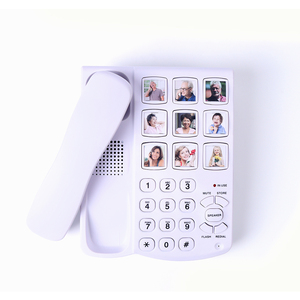 Téléphone à gros boutons pour téléphones terrestres pour personnes âgées malvoyantes Téléphone avec sonnerie extra forte Grands boutons faciles - Product Image 1