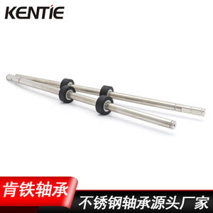 โรงงานขายส่ง ลูกรอกอะลูมิเนียมกลึงด้วยเครื่อง CNC ขนาด 8*255.3 มม. พร้อมเพลาฮาร์ดแวร์ ลูกปืนร่องลึก ลูกรอกอะลูมิเนียมคู่ - Product Image 5