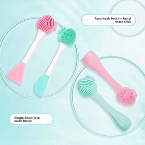 Nuevo Cepillo Manual de Silicona para Lavar la Cara, Cepillo de Limpieza Facial con Exfoliante, Limpiador de Poros para Uso en Spa - Product Image 5