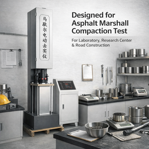Marshall Elektrischer Verdichter 101,6mm 152,4mm Asphalt-Prüfgerät für Laboranwendungen - Product Image 2