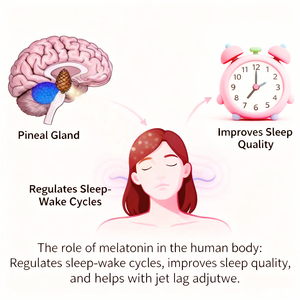 Melatonina+GABA en Películas Orales, Triple Prueba de Materia Prima, Sin Pesticidas/Metales Pesados, Cero Calorías, Pérdida de Peso, Sueño Diario - Product Image 5
