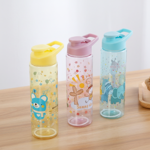 CASAMAX WL AD-1629-2 Bottiglia d'Acqua in Plastica da 800ml con Design Carini, Resistente e Portatile - Product Image 2