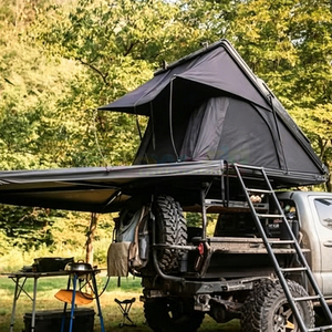 Carpa de techo plegable grande con carcasa rígida, portátil, impermeable, de tela Oxford y aluminio para 4 personas - Product Image 6