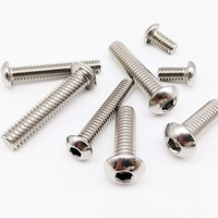 Clous ordinaires en acier au carbone DIN de grade 10.9, zingués, à tête demi-creuse à double spirale, avec tige annelée en fer M4, type champignon