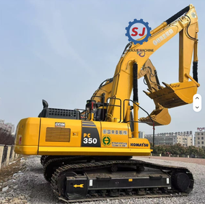 Excavatrice Komatsu PC350 d'occasion, 35 tonnes, sur chenilles, vente aux enchères, marque japonaise d'origine - Product Image 1