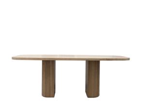 اثاث حديث على الطراز الرعوي الفرنسي مخدد عمودي - Product Image 4