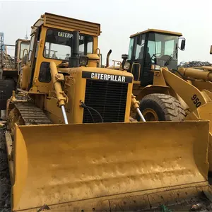 Satılık iyi fiyat kullanılan Caterpillar D6D Dozer ile bıçak sökücü/kedi D6 buldozer