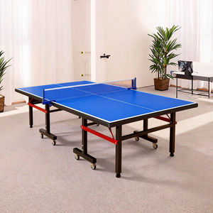 <span class=keywords><strong>Mesa</strong></span> de <span class=keywords><strong>Ping</strong></span> <span class=keywords><strong>Pong</strong></span> <span class=keywords><strong>Mediana</strong></span> para Niños Hecha de Tablero de Fibra de Densidad Media, <span class=keywords><strong>Mesa</strong></span> de Entrenamiento Infantil para Interiores con Ruedas - Product Image 5