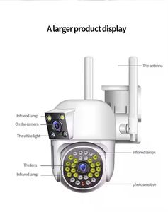IPC360 Home Outdoor lente dual WIFI cámara de seguridad Seguimiento de movimiento PTZ lente dual cámara CCTV - Product Image 6