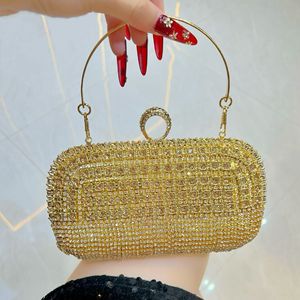 High-end European-American Retro Tassel Diamond-encrusted Dress <b>Clutch</b> Evening Handbag for Ladies Cheongsam New Style Tanjing - Product Image 6