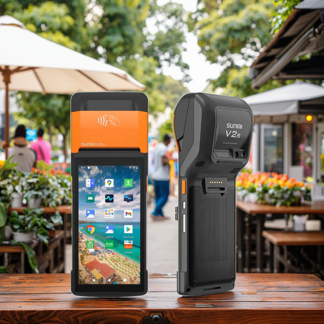 Sunmi Mobile Handheld POS Terminal Multi-touch Screen Android Credit Card Reader with NFC Wi-Fi Bluetooth USB Connectivity