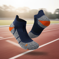 Chaussettes de sport d'été professionnelles pour hommes, tricotées écologiques, pour activités de plein air, course à pied, randonnée, trekking