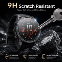 Kaca Film HD Clear Blue Light 9H Kompatibel dengan Garmin Fenix 8 E Pro AMOLED MicroLED Pelindung Layar Kaca Tempered