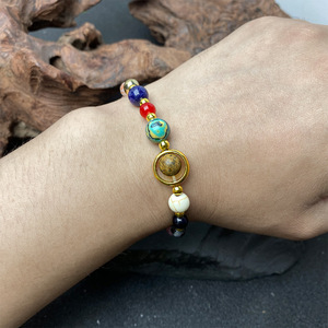 Bracelet DAISY xiaod, un nouveau style de bijoux en pierre naturelle et cristal, mettant en scène les douze signes du zodiaque et les huit constellations. - Product Image 2