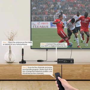 Meilleure vente Chaînes de télévision gratuites actives Satellite Intérieur Amplificateur <span class=keywords><strong>Hd</strong></span> Signal Hdtv <span class=keywords><strong>Antenne</strong></span> de télévision numérique - Product Image 2