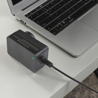 Chargeur de batterie personnalisable 26W DC 18.2V-42V Gamme 0.01A-2A Alimentation avec prises interchangeables pour les joueurs de jeux photo