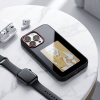 MRYES-Étui pour téléphone portable de luxe, avec écran d'encre E, pour filles, pare-chocs, pour iPhone 17 Pro Max, 360