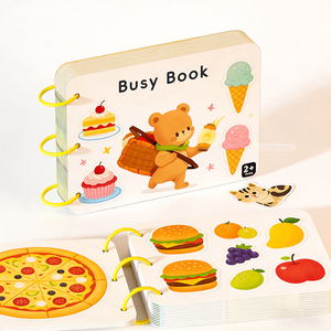 <span class=keywords><strong>Libro</strong></span> de Actividades de Alta Calidad para Niños, <span class=keywords><strong>Libro</strong></span> de Pegatinas Cognitivas, <span class=keywords><strong>Libro</strong></span> Sensorial de Educación Temprana - Product Image 1