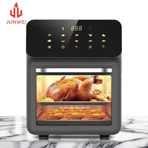 Junwei-Hornos de aire de cocina de 10 L, freidoras de aire digitales de pollo sin aceite, electrodomésticos, fritadeira eléctrica, freidora de aire pequeña