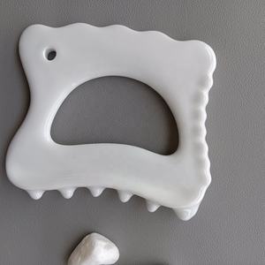 Cerâmica Gua Sha Body Sculpting Ferramentas Removedor de Chin Duplo Facial Slimmer Massageadores Spa Voltar Scratcher para Face Lift Massaging - Product Image 2