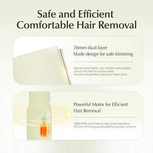 Épilateur rechargeable par USB pour femmes, appareil portable d'épilation pour le corps entier, visage, bras, jambes et aisselles - Product Image 5