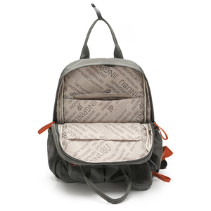 Bolsa Desmontable Multibolsillos de Nailon para Mujer, Impermeable, Ligera, Informal, para Viajes Diarios, Mochila de Hombro, Mochila de Día - Product Image 5
