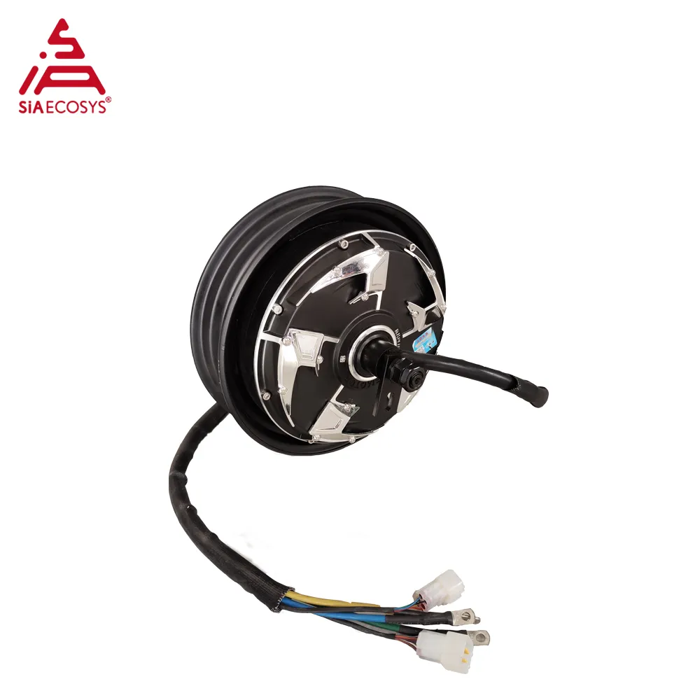 SiAECOSYS/QSMOTOR 205 10x3.0inch 50H 3000W 72V Powerful Racing Hub Motor for High Speed Electric Scooter