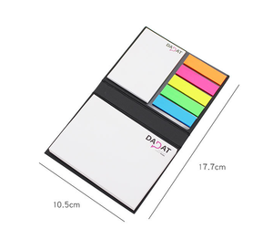 Promotional PET Bookmarks and Size Combination Detachable Sticky Note Pocket Notepad for Memorandum of Cooperation/study/work - Product Image 5