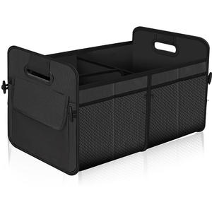 Boîte de rangement pour véhicule pliable en polyester imperméable et léger de grande capacité avec fermeture à velcro - Product Image 2